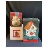 3- Christmas cookie jars