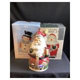 3- Christmas cookie jars