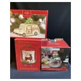 3- Christmas cookie jars