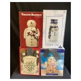 4- Christmas cookie jars