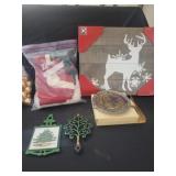 Assorted Christmas decorations