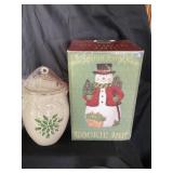 Assorted Christmas cookie jars