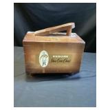Vintage shoe care chest