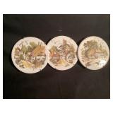 Vintage ceramic decorative plates or trivets