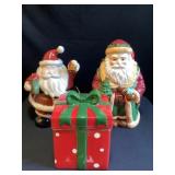 3- Christmas cookie jars