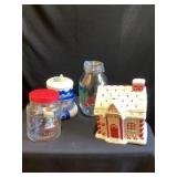 4- Christmas cookie jars