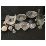 Assorted glassware