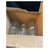 Box of empty canning jars
