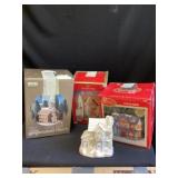 Assorted Christmas ceramic decor