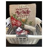 Laundry basket and contents