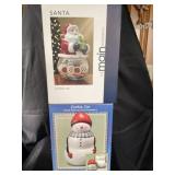 2- Christmas cookie jars