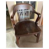 Vintage wooden office chair