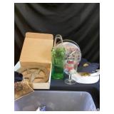 Tote of assorted items