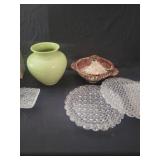 Assorted glassware