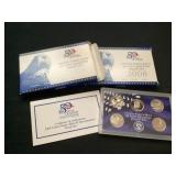 Set of two 2008 United States quarters proof set