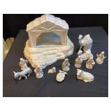 Vintage nativity scene