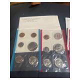 1972 in 1973 US mint un circulated coin set