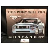 Mustang Tin Sign