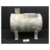 Galvanized Ice Fishing Shack Wood Stove