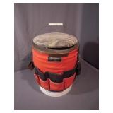 Tool Bucket with Swivel Seat
