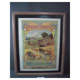 Massey Harris Framed Print