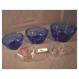 Anchor Ovenware Blue Glass