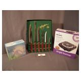 Single Burner, Hand Mixer, Knife Set