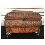 Wicker/Wood Trunk