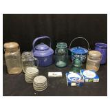 Jars and Enamelware