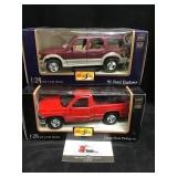Maisto Dodge and Ford Explorer