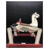 Wood Bounce Horse