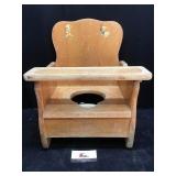 Wood Potty Chair