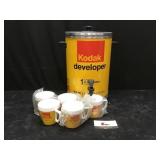 Kodak Coffee Pot and Cups