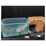 Tote, Stair Basket and Plant Stands