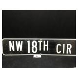 Single Sided a Street Sign