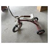 Vintage metal tricycle