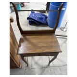Vintage wooden wash stand