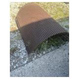 Metal yard decor, grinder screens