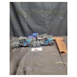 Tonka hauling and towing trucks & holster