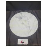 Marble lazy Susan tray