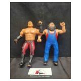 Hillbilly Jim & Brutus the Barber rubber action