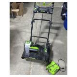 Electric snow blower