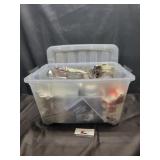 Tote of glass jars