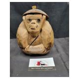 Hawaii Coconut hand cut coin bank