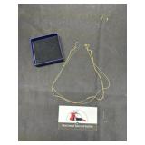 Necklace marked 18KRGR