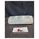 Selenite Crystal candle holder