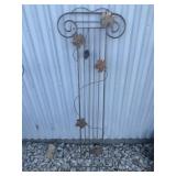 Copper garden trellis