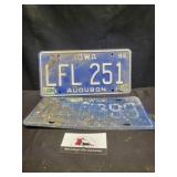 Vintage Iowa license plates