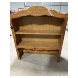 Wooden hutch topper