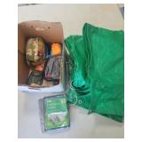 Tarp, camping gear & survival supplies